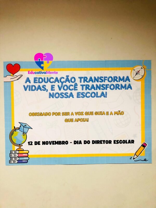 KIT - Dia do Diretor Escolar - Imagem 5