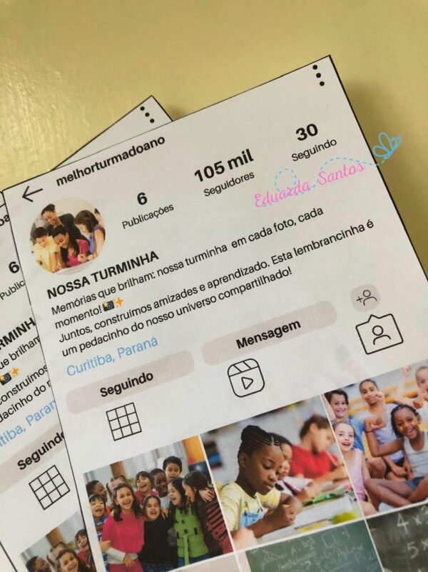 LEMBRANCINHA - INSTAGRAM DA TURMINHA ð· - Imagem 2