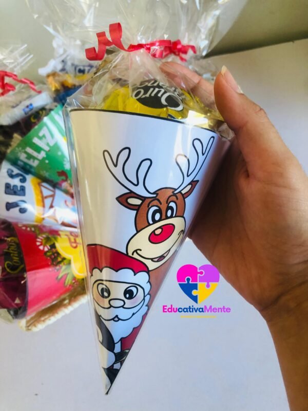 Lembrancinha - Cones Natalinos: 6 Modelos Exclusivos - Imagem 8