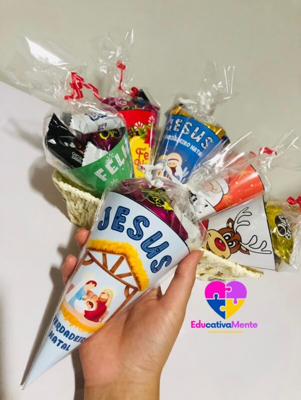 Lembrancinha - Cones Natalinos: 6 Modelos Exclusivos - Imagem 9