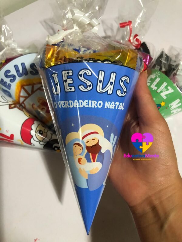Lembrancinha - Cones Natalinos: 6 Modelos Exclusivos - Imagem 7