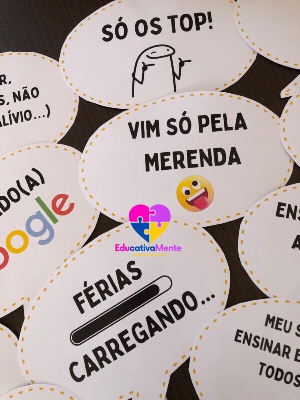 Plaquinhas Divertidas para a Aula da Saudade - Imagem 7