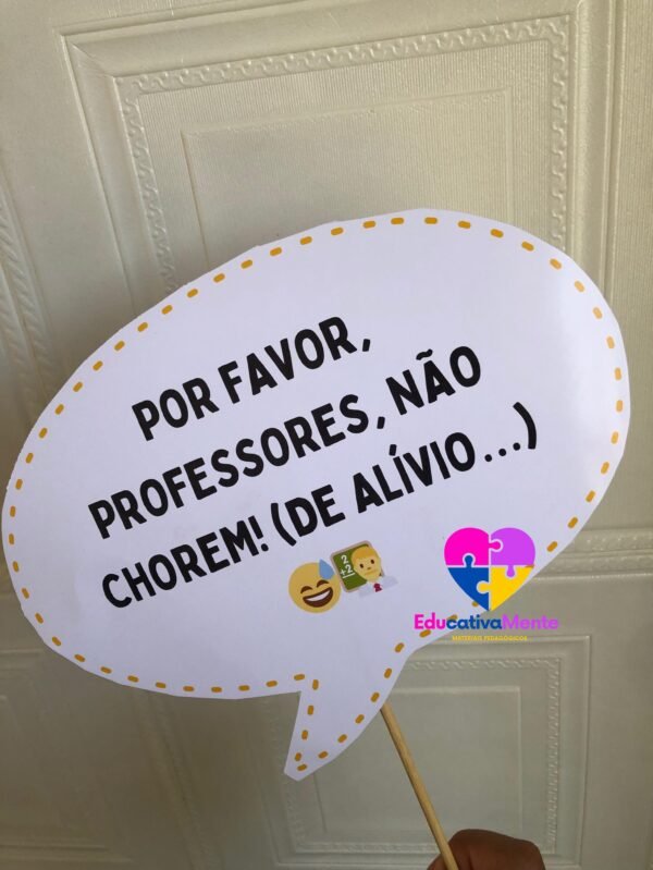 Plaquinhas Divertidas para a Aula da Saudade - Imagem 5
