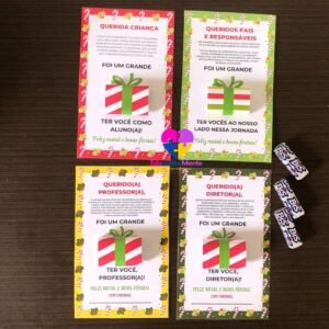 Combo Cartões Natalinos: 4 modelos