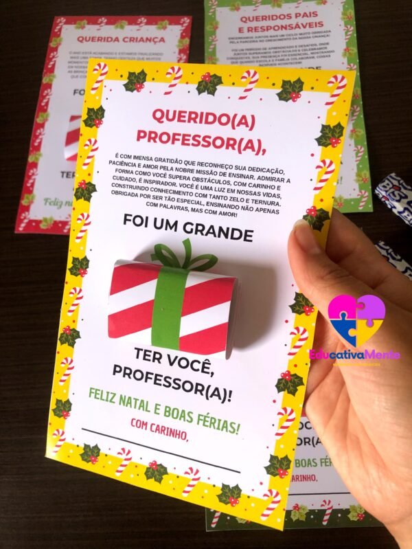 Combo Cartões Natalinos: 4 modelos - Imagem 3