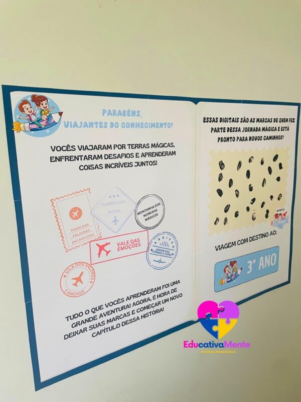Painel de Aula da Saudade - O Passaporte para a Nova Jornada! - Imagem 2
