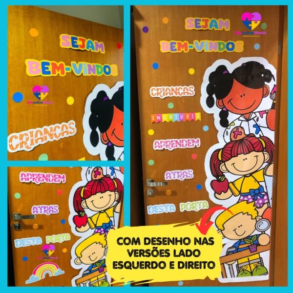 Painel Bem-Vindos para Porta