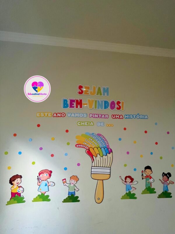Painel Bem-Vindos: Pintando Novos Começos - Imagem 4