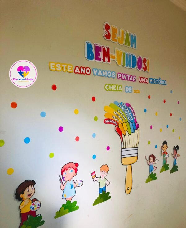 Painel Bem-Vindos: Pintando Novos Começos - Imagem 5