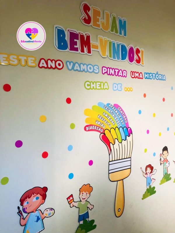 Painel Bem-Vindos: Pintando Novos Começos - Imagem 3