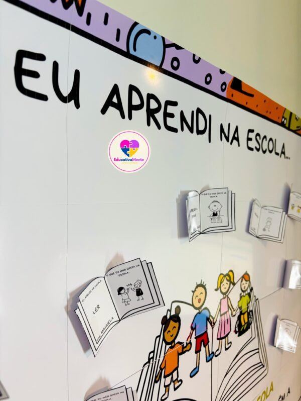 PAINEL COLABORATIVO + LEMBRANCINHA - DIA DA ESCOLA - Imagem 8
