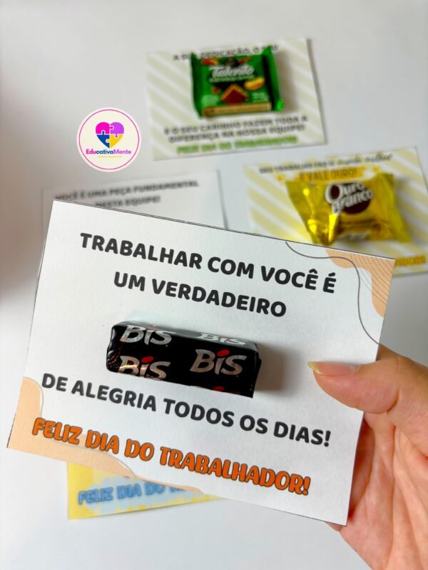 LEMBRANCINHA DIA DO TRABALHO – PDF COM 5 MODELOS - Imagem 4