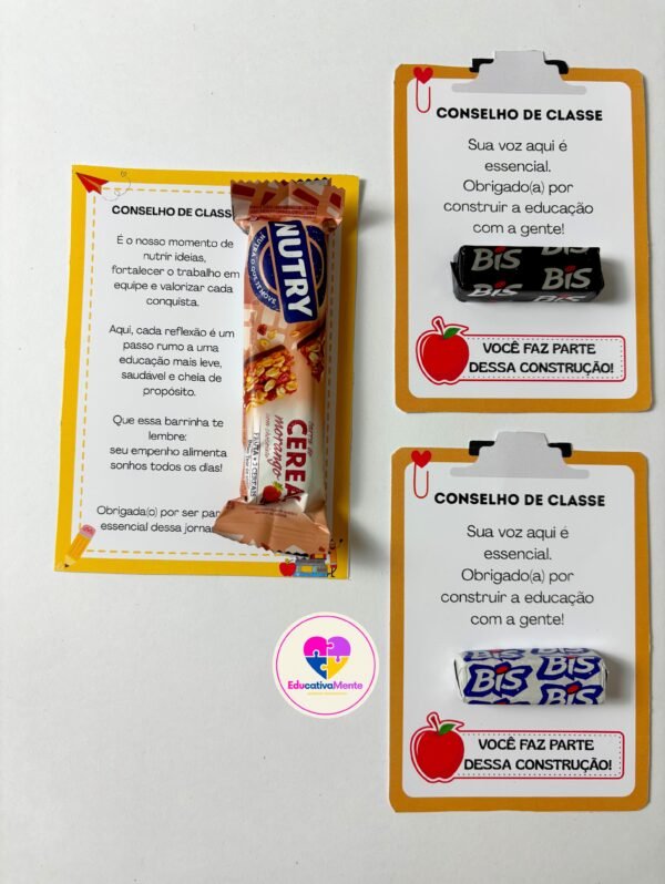LEMBRANCINHA CONSELHO DE CLASSE – KIT PDF COM 2 MODELOS - Imagem 5