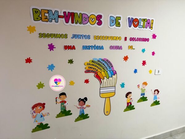 Painel de Parede — Bem-vindos de Volta – Pintura - Imagem 5