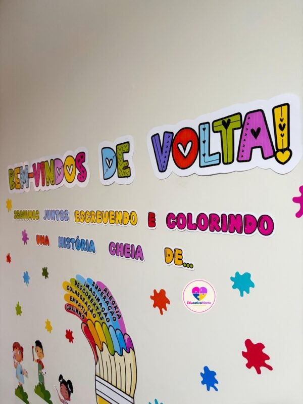 Painel de Parede — Bem-vindos de Volta – Pintura - Imagem 3