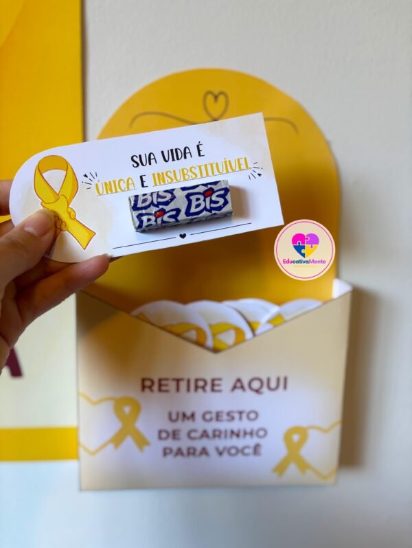 Kit Setembro Amarelo  - Um gesto seu pode mudar o dia de alguém ð - Imagem 7