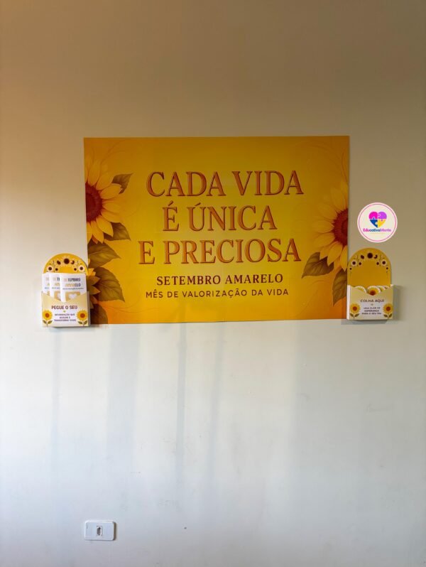 Kit Setembro Amarelo – Cada vida é única e preciosa ð» - Imagem 2