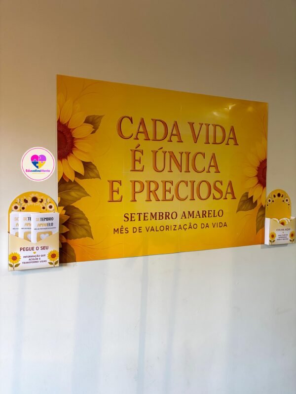 Kit Setembro Amarelo – Cada vida é única e preciosa ð» - Imagem 6