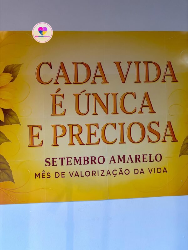 Kit Setembro Amarelo – Cada vida é única e preciosa ð» - Imagem 7