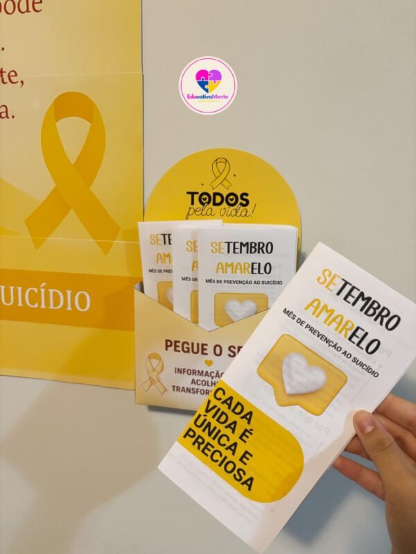 Kit Setembro Amarelo – Prevenção começa com a escuta ð - Imagem 2