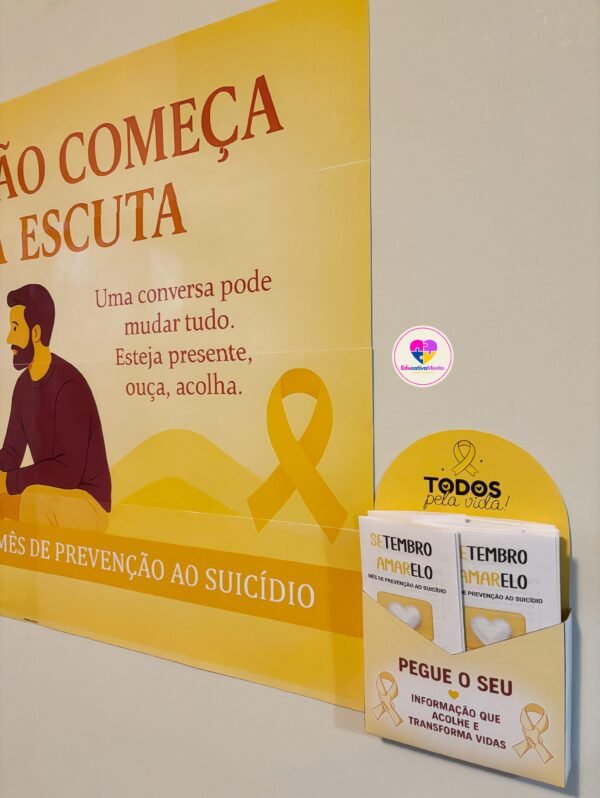 Kit Setembro Amarelo – Prevenção começa com a escuta ð - Imagem 3